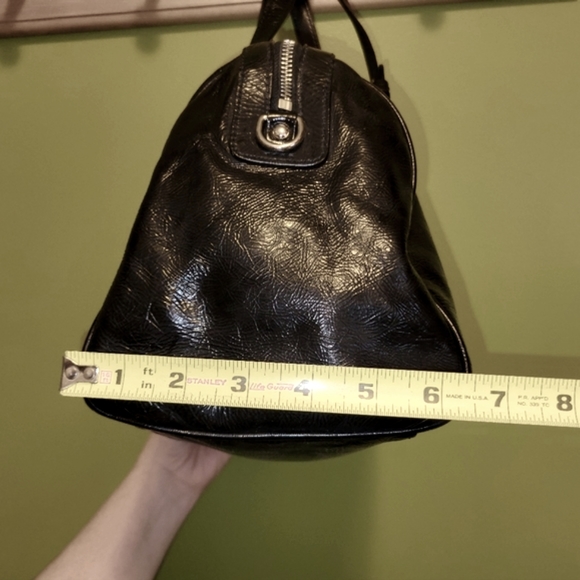 Vintage Coach Leather Handbag and Wrislet - Picture 4 of 16